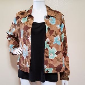 Coldwater Creek linen jacket